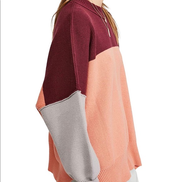 Free People Easy Street Colorblock Sweater - Picture 3 of 3